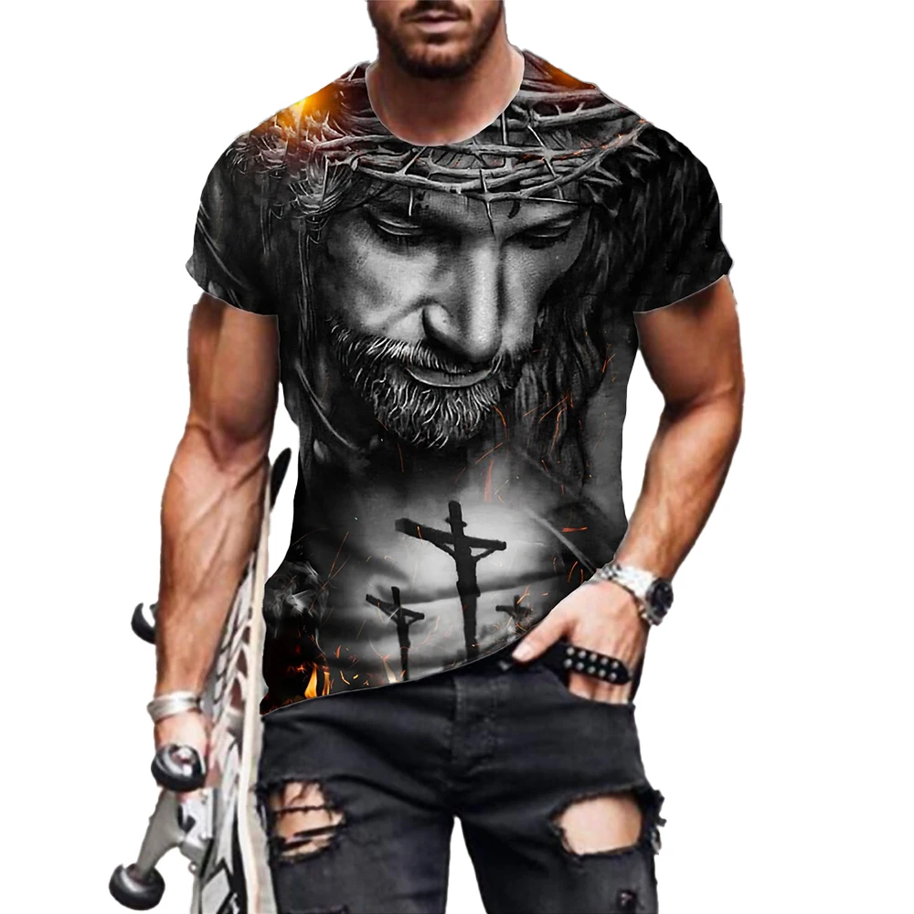 Newly launched best-selling summer sexy girl 3D printed T-shirt, hip-hop fun original street short-sleeved T-shirt