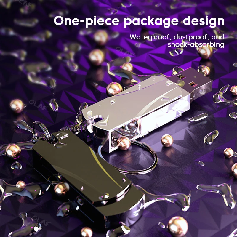 Newest USB 3.0 Flash Drive 2TB 1TB High Speed Metal PenDrive Waterproof Flash Memory Sticks Mini USB 2TB Pen Drive For PC Laptop