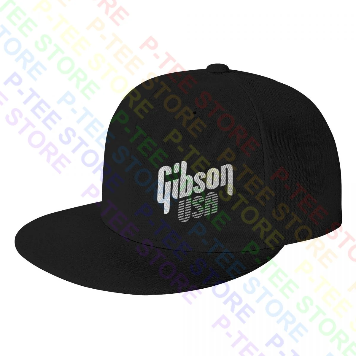 Gibson Usa Guitars Electric Bass Hard Rock Acoustic Baseball Caps Snapback Cap Splicing Funny