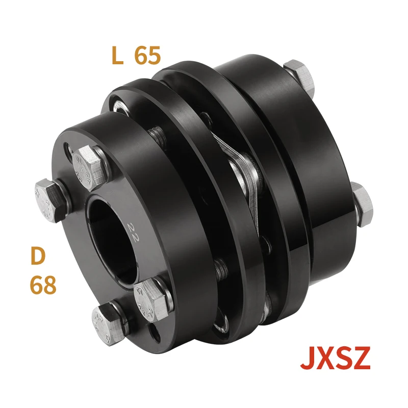 

JXSZ45# Steel D68L65 single diaphragm expansion sleeve coupling High rigidity and precision diaphragm torque coupling