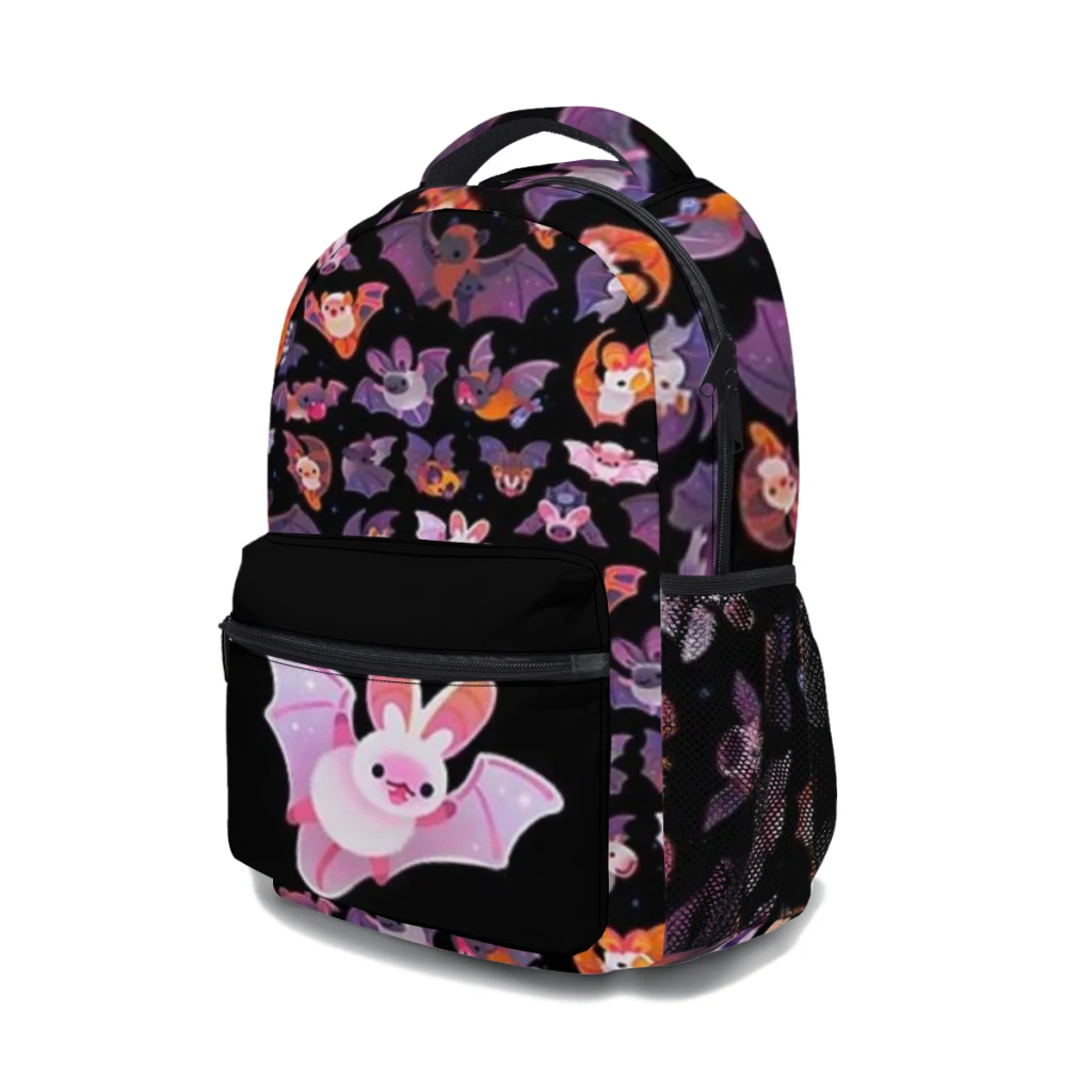 Bat-dark-mochila universitaria impermeable de alta capacidad para niños y niñas, bolso escolar para ordenador portátil de 17 pulgadas, a la moda, novedad ﻿ ﻿