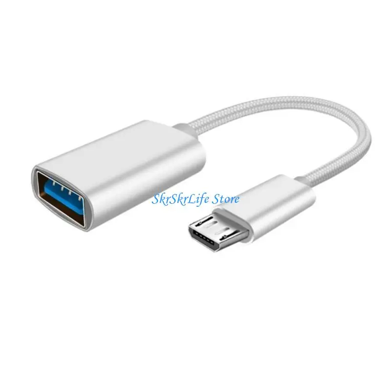 E65E OTG Cable USB Adapter Cord for Tablets Phones 480Mbps Fast Speed Data Transfer