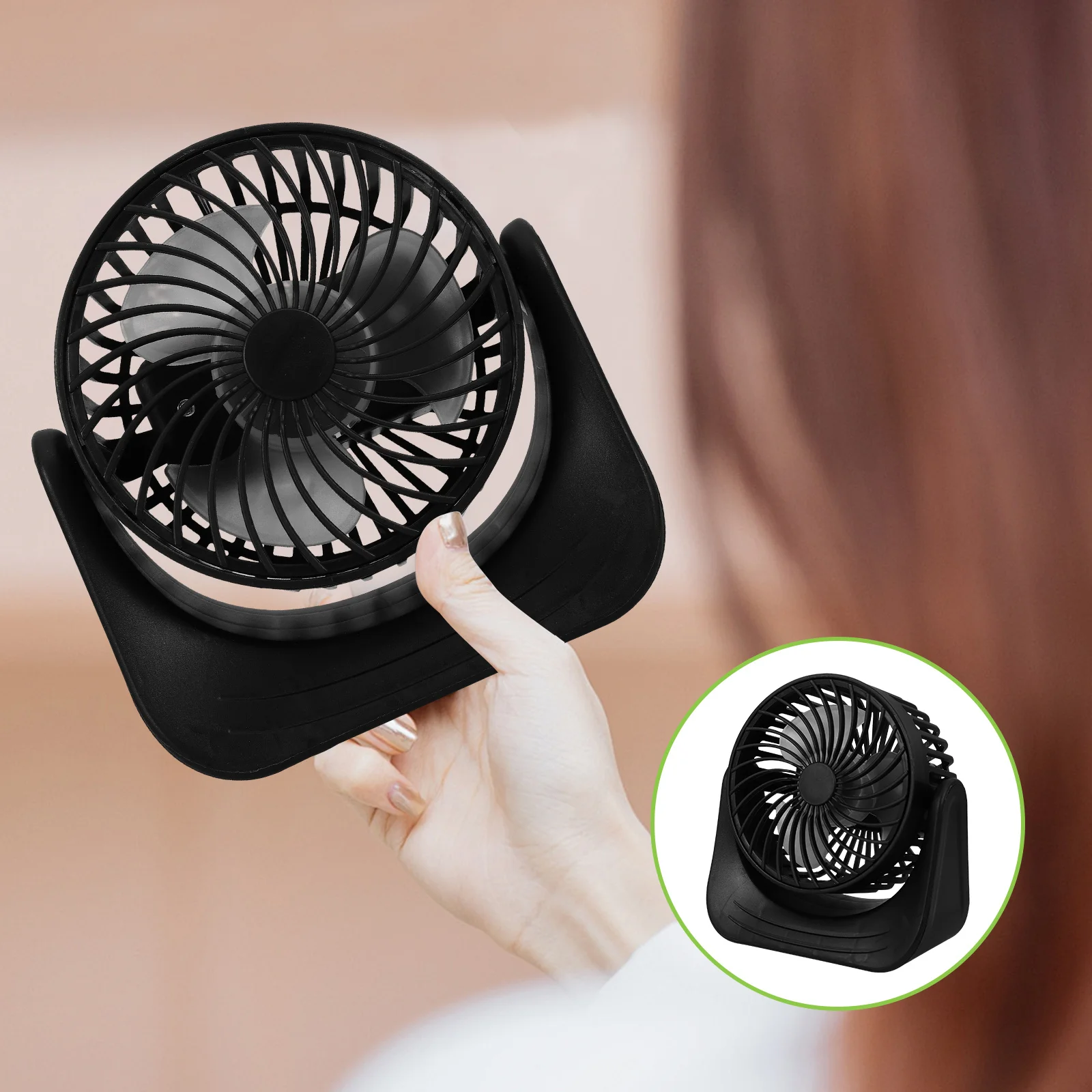 

1Set USB Desk Fan Mini Portable Electric Fan for Desktop Bedroom Travel Lightweight Cool Air Blower for Summer Convenience