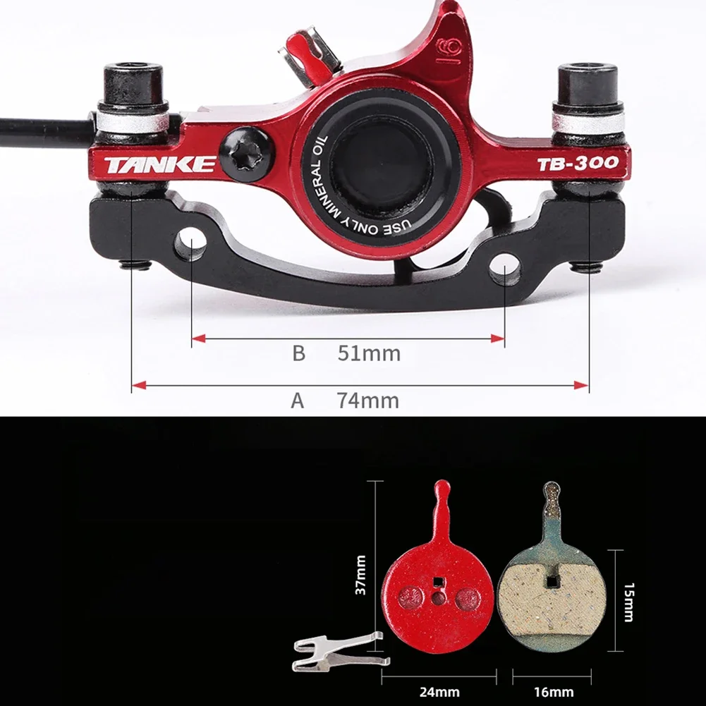 

Bicycle EBike Disc Brake Hydraulic Disc Brake Set Cycling Outdoor Sports 160mm About 1000g Steel Aluminum Alloy