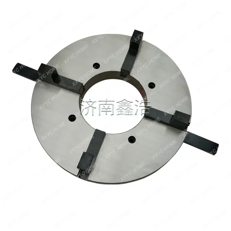 Self-Centering Thin Three-Claw Automatic Welding Positioner Chuck through Hole Hand Tight Fast