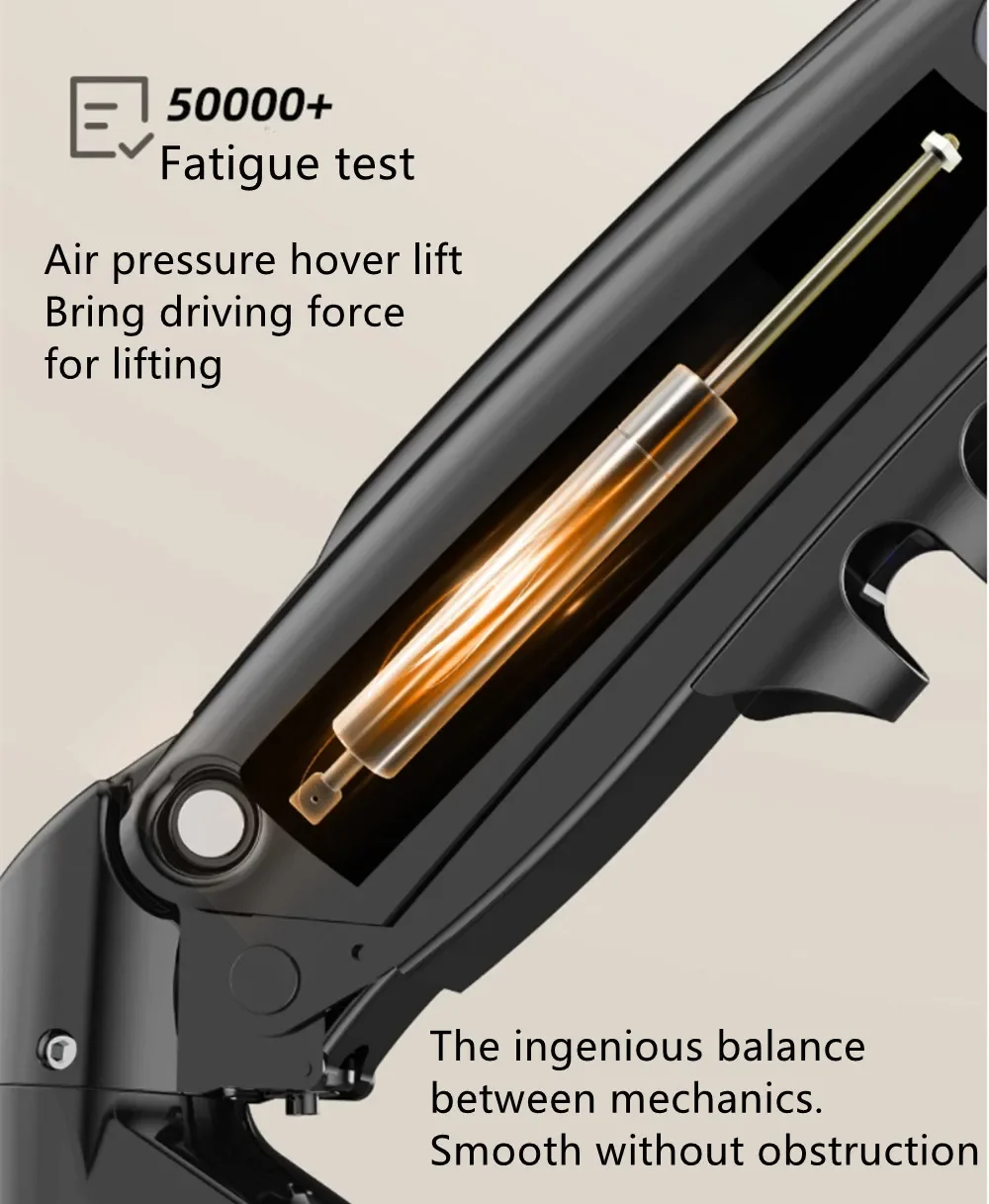 Кронштейн для ЖК-дисплея 17-27 дюймов, регулируемая основа для компьютерного телевизора, настольная поворотная металлическая подставка, инструмент для обучения офисных игр, стопорный зажим для ПК