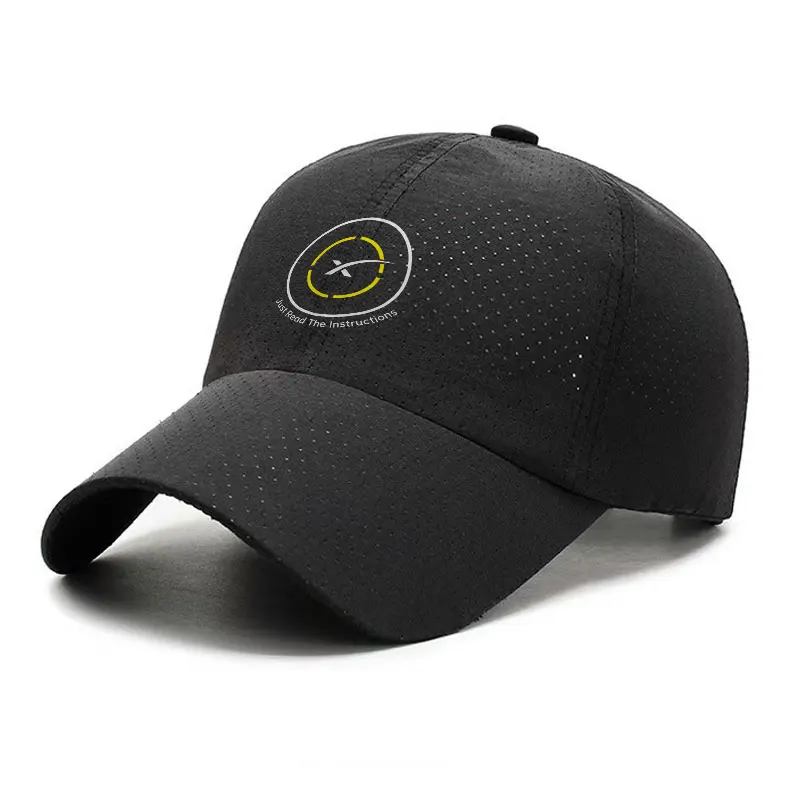 Space X Logo Quick Dry Baseball Cap Outdoor Breathable Adjustable Sun Hat
