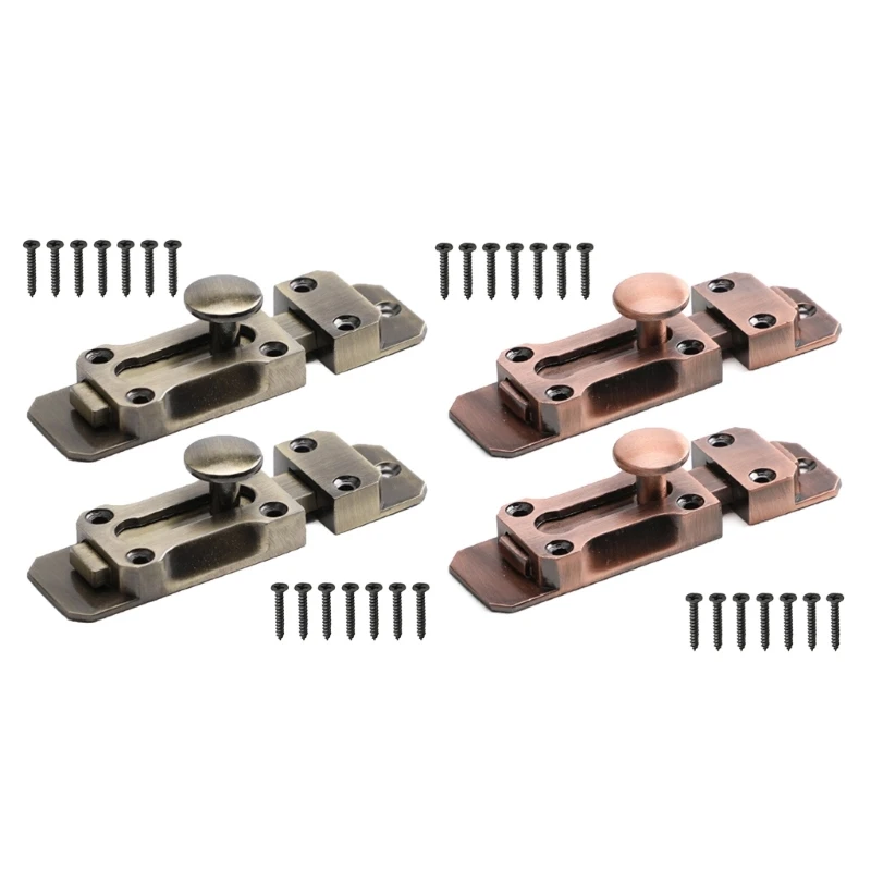 Practical Sliding Door Lock Catcher No Hole Need for Quick Operations Daily Use Dropship