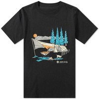 2025 Summer Snow Peak Fashion Outdoor Casual T-shirt Camping Theme Design Mountain Tent Tree Women's Fashion Unisex Cotton Top