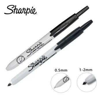 New Sharpie Retractable Push Marker Pen 0.5mm An 1-2mm Art Dust-free Supplies Doodling Manga Drawing Writing Stationery