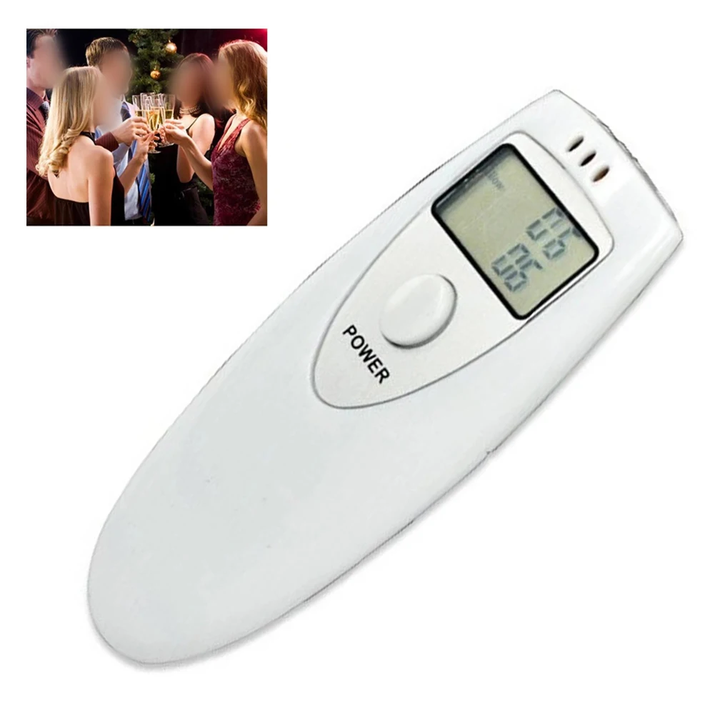 Digital Wine Analyzer Digital Breathalyzer With PFT-641 LCD Display Showing Detection Volume Motor & Accessories