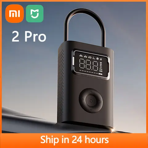 샤오미 미지아 에어 펌프 2 프로 휴대용 전기 공기 압축기, 미 팽창식 보물 150psi 고압 오토바이 자동차 축구