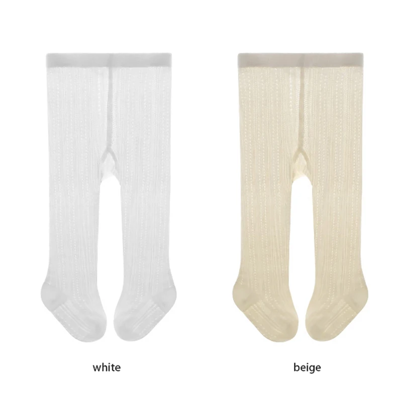 2024 Sommer neue Baby Strumpfhosen Neugeborene Leggings Mädchen dünne Netz strumpfhose Kinder hose 0-8y