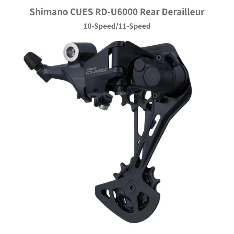 SHIMANO CUES RD U6000 Задний переключатель MTB 10-скоростной 11-скоростной туристический треккинг для системы передачи LINKGLIDE