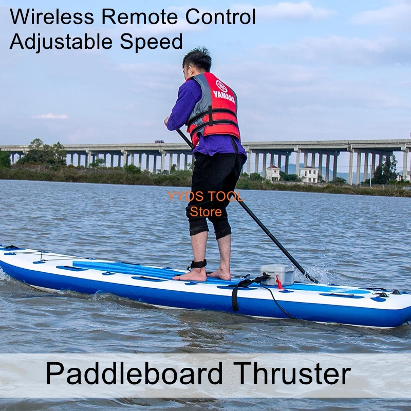 Inflatable SUP Paddleboard Electric Thruster Surfboard Power Fin Remote-Controlled Underwater Propeller Kayak Motor