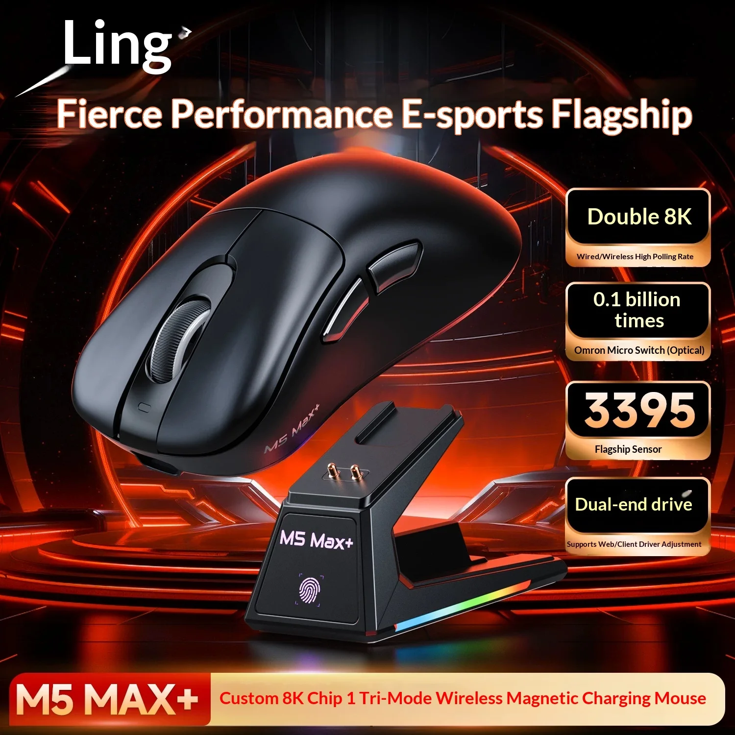 Souris de jeu sans fil LINGBAO - Pc Gaming Valorant avis et prix