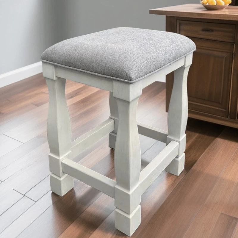 

Light Grey MDF Cushion and White Oak Legs Living Room Stool