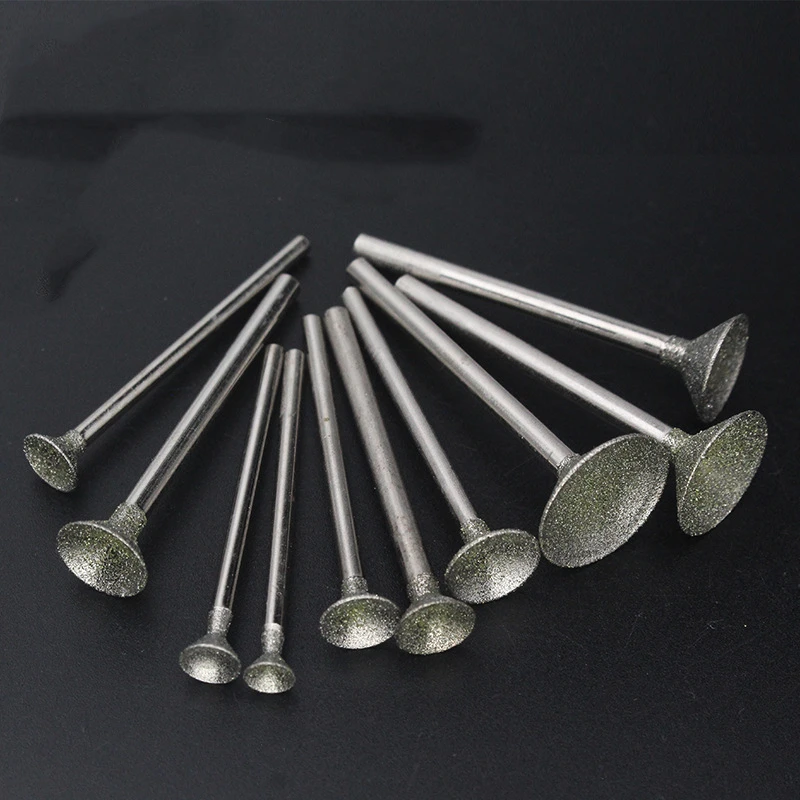 

Jade carving tools Q needle concave needle grinding rounders jade carving needle diamond grinding head jewelry tools