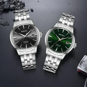 Seiko 5 presage relógio original masculino quartzo automático mecânico japonês aço inoxidável moda negócios lazer relógios de luxo 10 principais vendas relogio seiko 5 automatic - №8