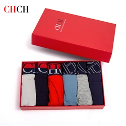 CHCH Men's Underwear Cotton S-XXXL Comfortable Underpants Set 6pcs