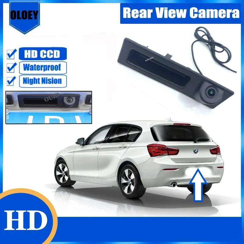 

HD Backup Rear camera |For BMW 1 2 series F20 F21 F45 F23 F22 F87 F46 2010 ~ 2020 Parking Trunk Handle Camera | Reversing Camera