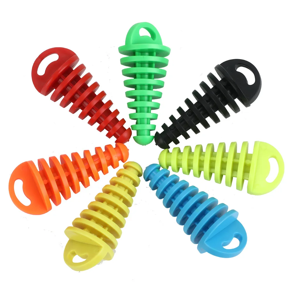 Dirt Bike Motorcycle Rubber Exhaust Pipe Plug, Tailpipe Air Bleeder Wash Plug, Waterproof High Temp Resistant Silencer Protector