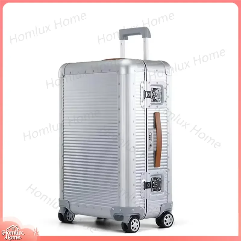 for Formsio Aluminum Rolling Luggage with Spinner Wheels and Butterfly Lock Travel Suitcase 20 Inch 26 Inch Hard Shell Case