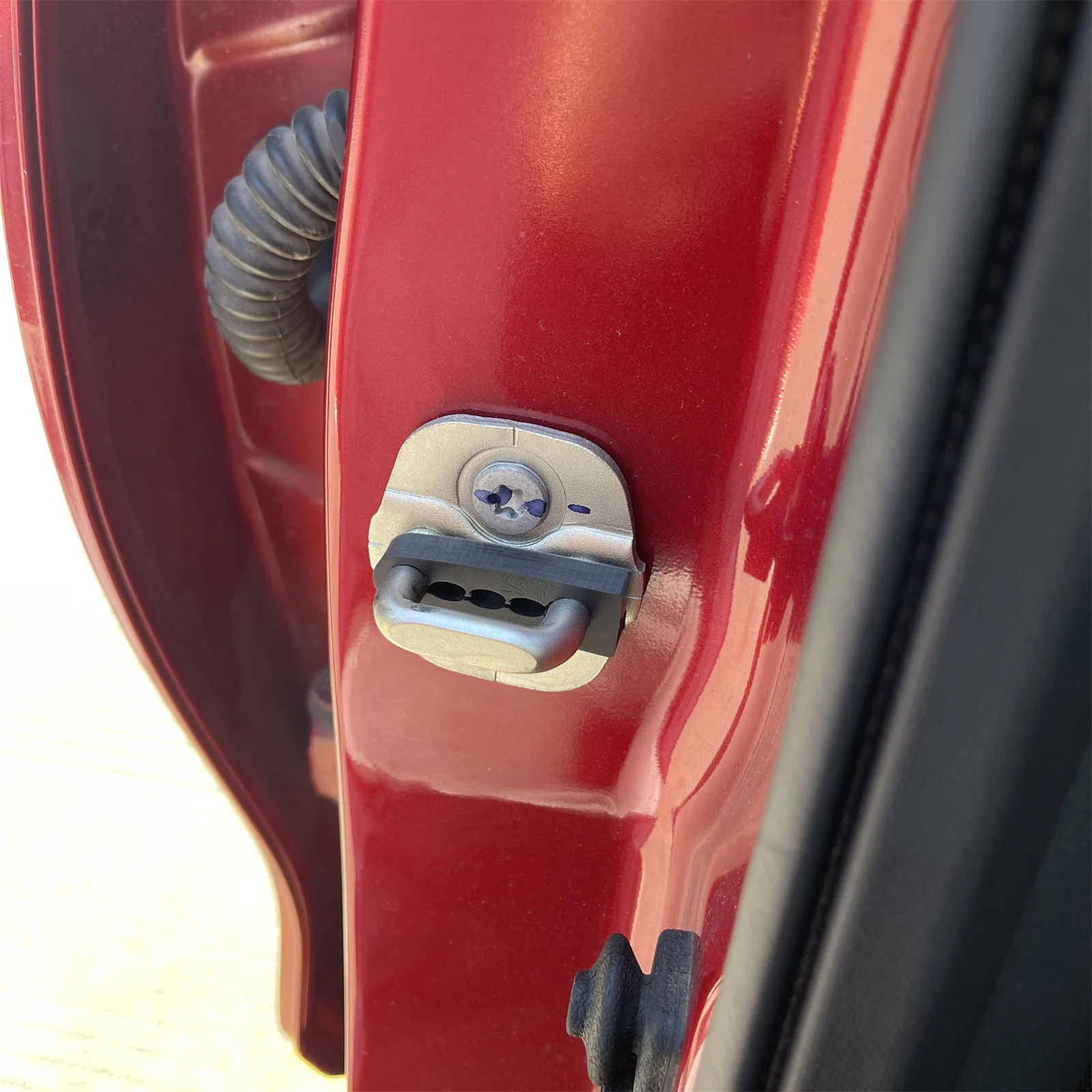 Evrensel araba kapı kilidi amortisör tampon Toyota Nissan VW Hyundai KIA Peugeot Deadener conta şok emici 2004 2020 2023 2024