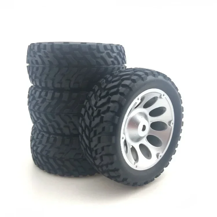 

4Pcs Upgrade Wheels Off Road Buggy Tires Wheel for Wltoys 144001 MN99S MN90 MN86 RC Car