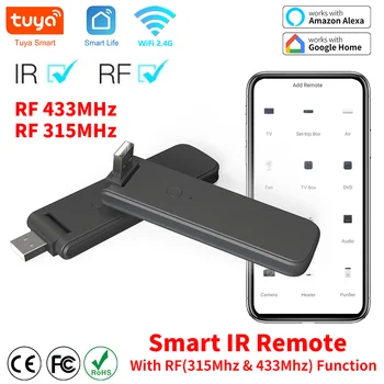 투야 스마트 RF IR 리모컨, 와이파이, USB 전원, 스마트 홈, 에어컨 TV, LG TV, 지지대 알렉사, 구글 홈용