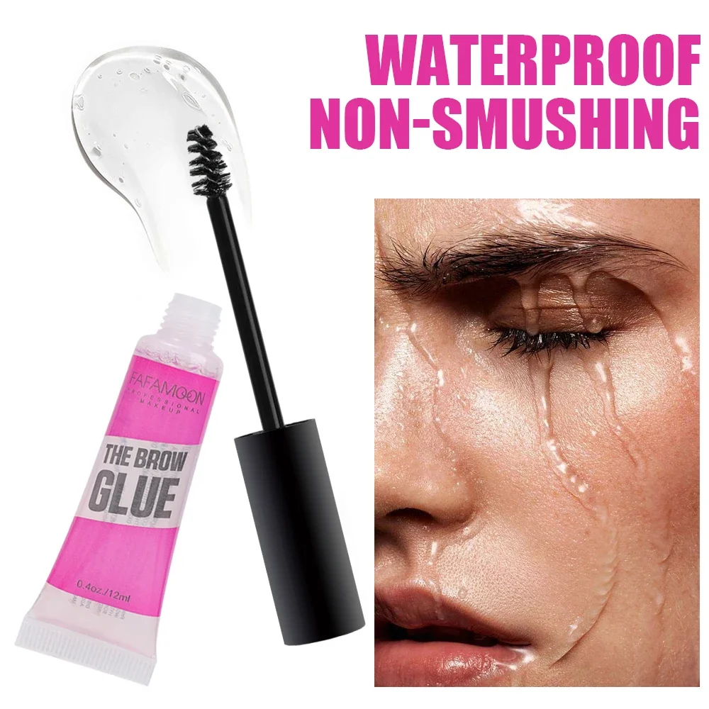 Eyebrow Gel Styling Liquid 3D Wild Natural Brow Colorless Transparent Waterproof Long Lasting Styling for Fluffy Brows Cosmetics