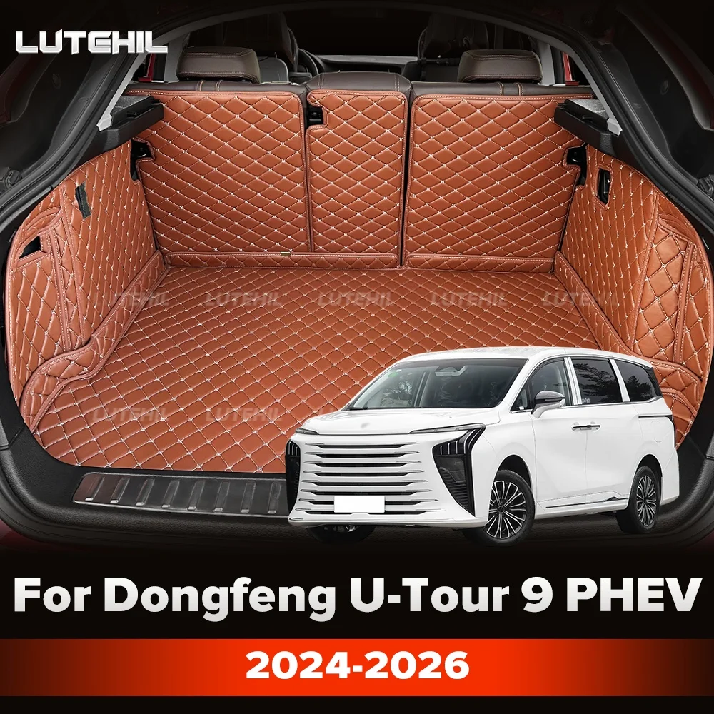 For Dongfeng U-Tour 9 PHEV 2024 2025 2026 Auto Full Coverage Trunk Mats Car Protective Pad Cargo Liner Interior Accessories