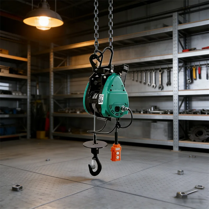 

Мощная бытовая подъемная лебедка с дистанционным/проводным управлением, 19 м/мин, электрическая лебедка Little King Kong, портативная лебедка