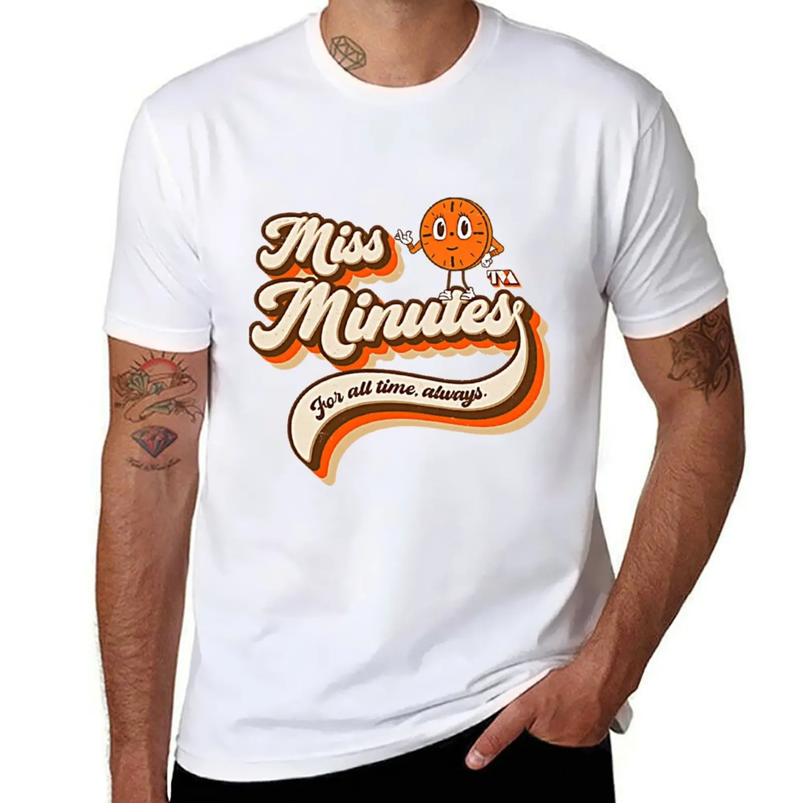 

MISS MINUTES T-Shirt man t shirt summer cotton t shirt pack T-Shirt