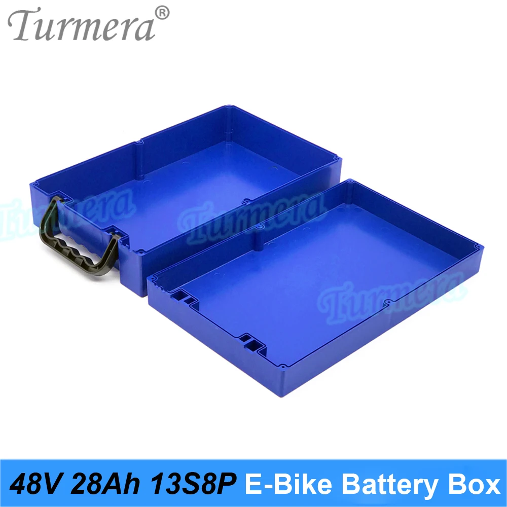 Turmera 48V e-bike skrzynka na akumulator 13S 30A 50A bilans BMS z 13S8P 18650 uchwyt DC XT60 wtyczka spawanie nikiel dla majsterkowiczów