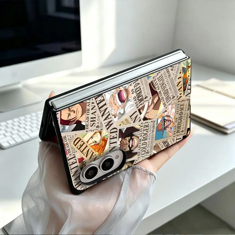 Cartoon O-One P-iece Case for Samsung Galaxy ZFold8 Z Fold8 Wide ZFold Wide Z Fold 8 Luxury Phone Cover
