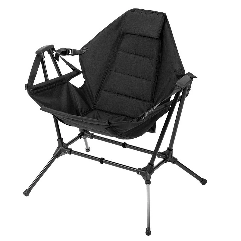 

Outdoor camping adult square rocking chair new reclining picnic portable chair