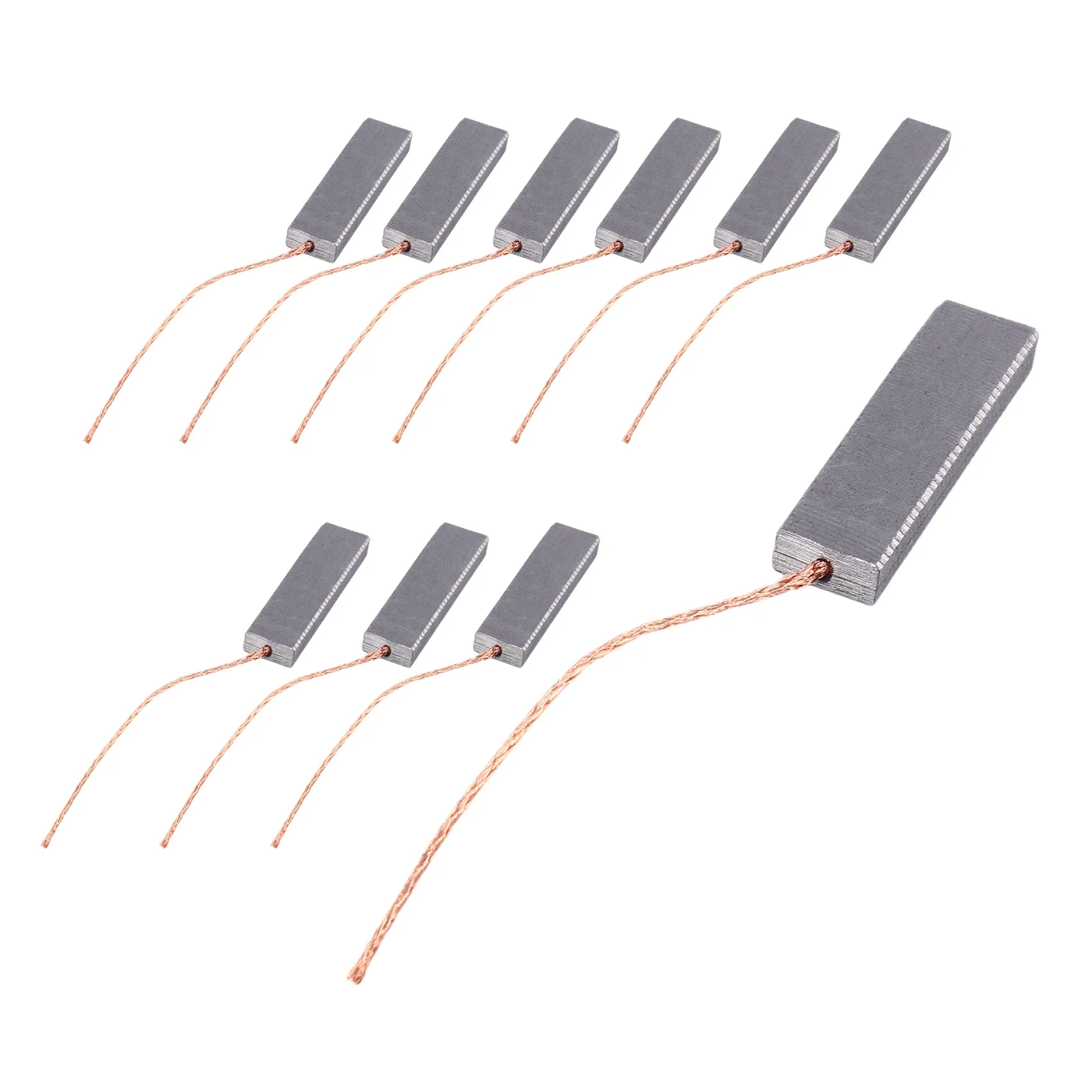 ABNP 10Pcs Carbon Brushes Motor Carbon Brushes for Drum Type Washing Machine Parts 5X13.5X40mm