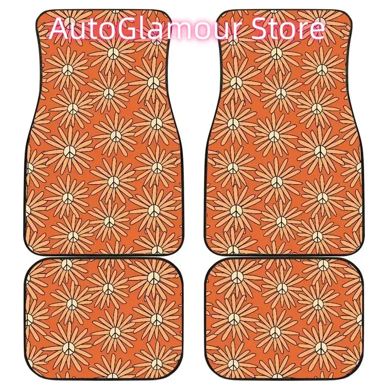 Peace & Love  Floor Mats, Hippie  Mat,  Accessories For Women, Stoner Gifts, Retro  Accessories, Interior  Decor,