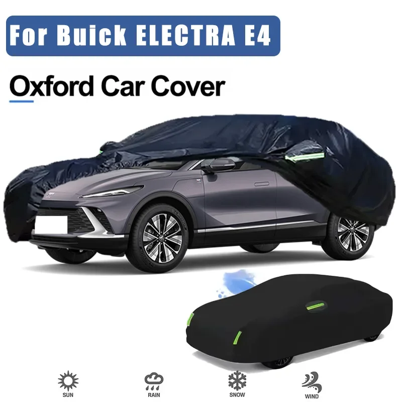 

For Buick ELECTRA E4 Car Covers Outdoor Waterproof Dustproof Sun Rain Snow Protection Thick Oxford Cloth Car Accessories