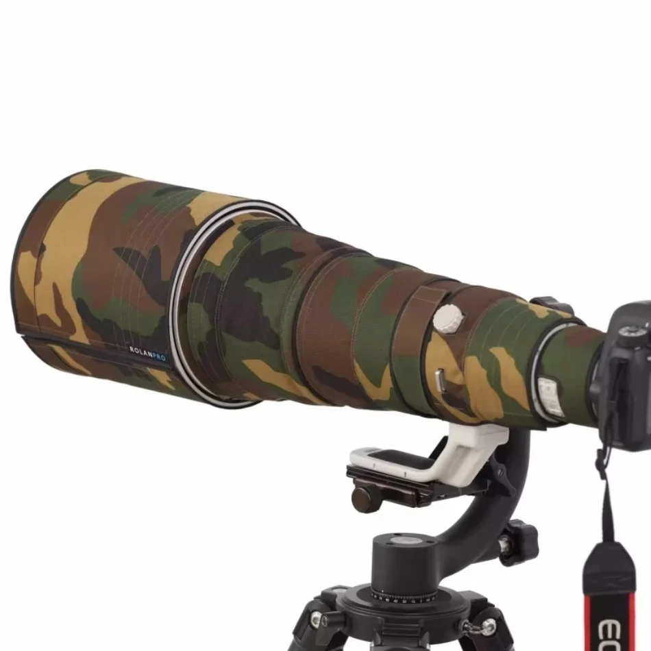 ROLANPRO Osłona przeciwdeszczowa na obiektyw Canon EF 500mm F/4 L IS USM Osłona ochronna na obiektyw Canon Osłona obiektywu — zdjęcie 6