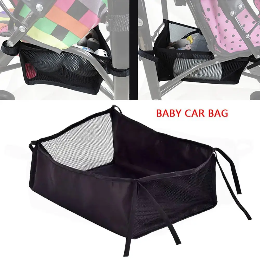 Infant Portable Baby Organizer Bag Hanging Basket Stroller Accessories Pram Stroller Basket