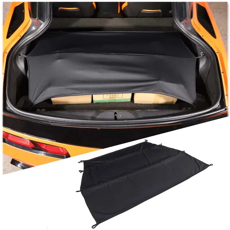 

For 2014-2019 Chevrolet Corvette C7 Black Car Styling Car Trunk Cargo Partition Baffle Cover Panel Car Interior Accessories