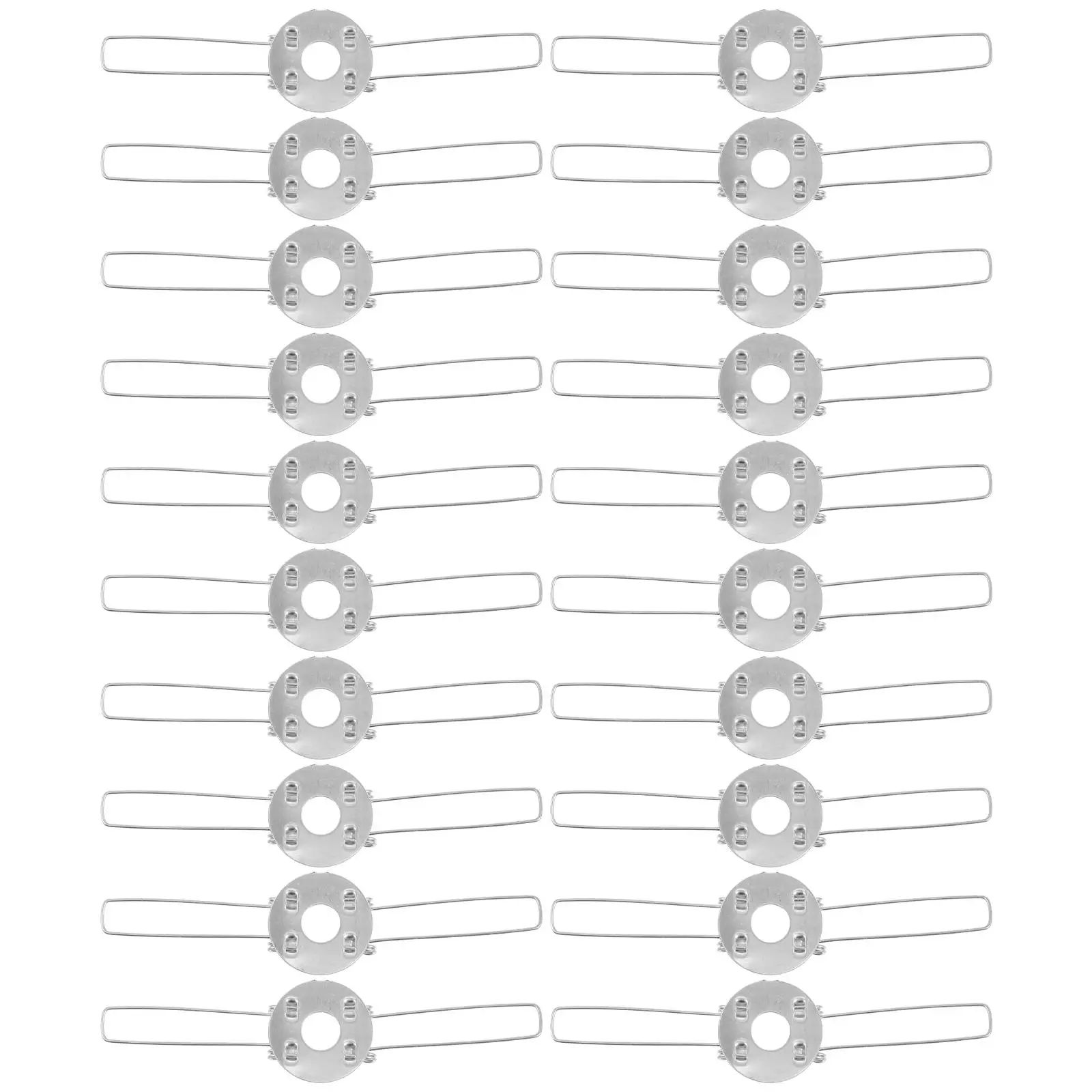 20 pezzi paralume fibbia paralume accessori plafoniera illuminazione fai da te supporto lampadario in ferro forma fibbie ciondolo