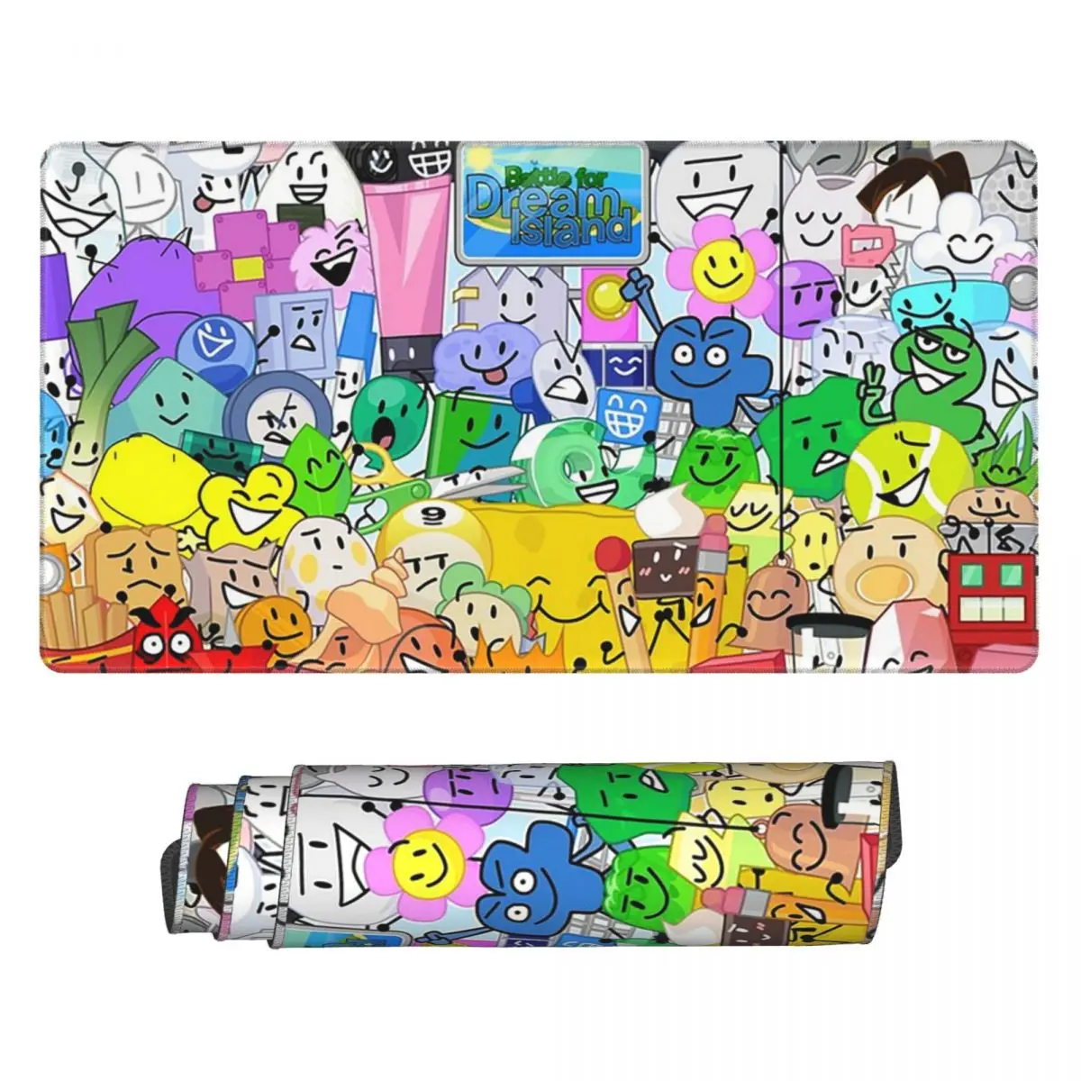 

Large Mouse Pad BFDI Group Picture Gamer PC Laptop Mats Keyboard Carpet Computer Gaming Office Accessories Desk Mat