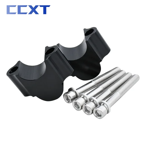 Imagen 2 del producto Abrazadera de mango de montaje de barra elevadora de manillar de motocicleta, 28mm, 22mm, para Yamaha Tracer 900GT 700GT Tracer 9GT 7GT Honda BWM KTM Suzuki