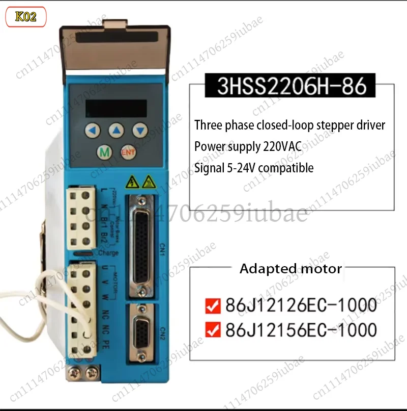 Replacement Stepper Motor Driver 220V AC Input Closed-Loop Control Compatible with Automation Equipment