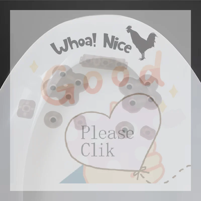 【HG】Wow! Pretty Rooster Toilet Seat Sticker - Removable Bathroom Decals, Suitable For Bathroom, Toilet, And Rental Decoration