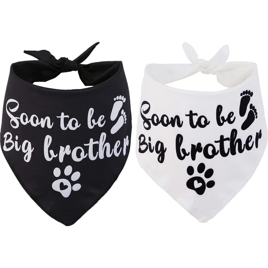 

Собольник для Big Brother Dog Banda2 Pack Объявление о ребенке для домашних животных Мягкий шарф Аксессуары для раскрытия пола Большой
