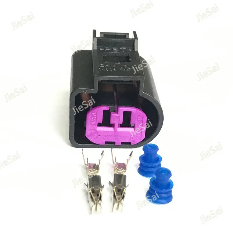 2 Pin 1J0973772 Waterproof Engine Speaker Housing Auto Sensor Plug For VW Magotan Sagitar CC